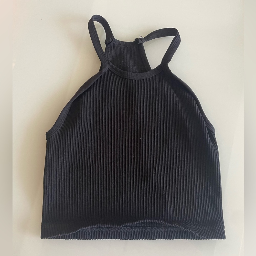 Happiness Runs Crop Tank, seamless active tank
